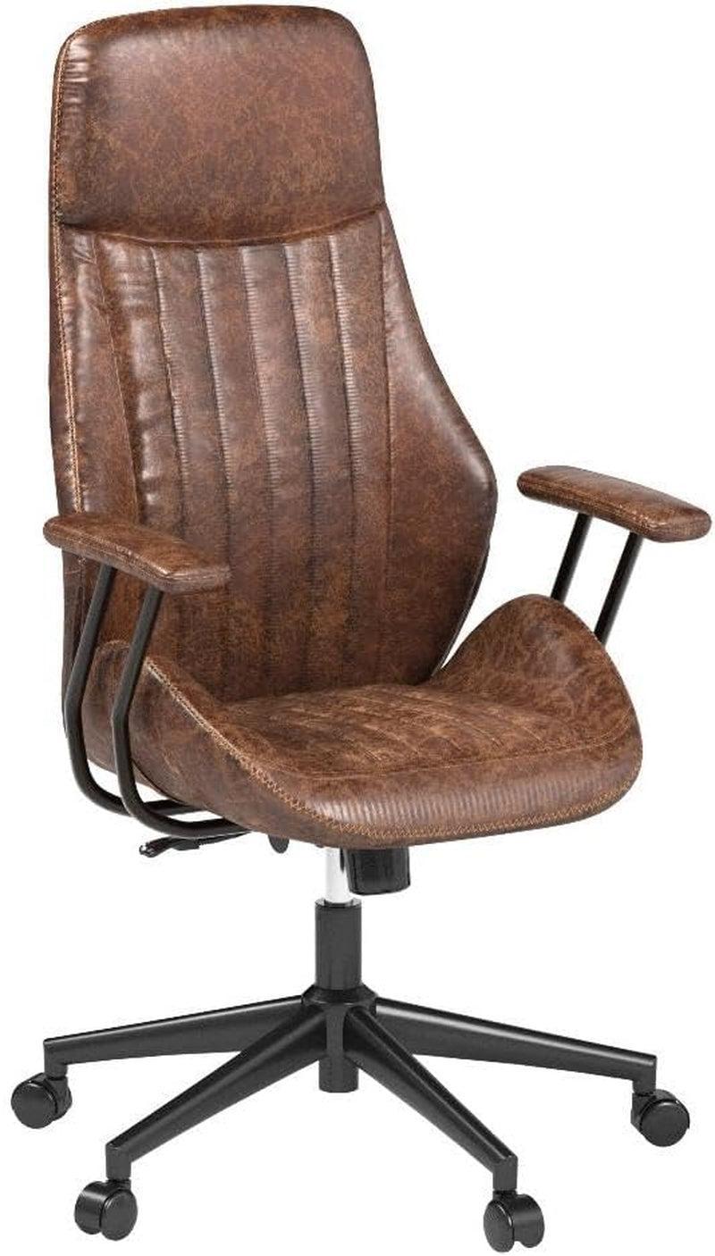 Dark Brown Ergonomic Executive Office Chair Deluxe